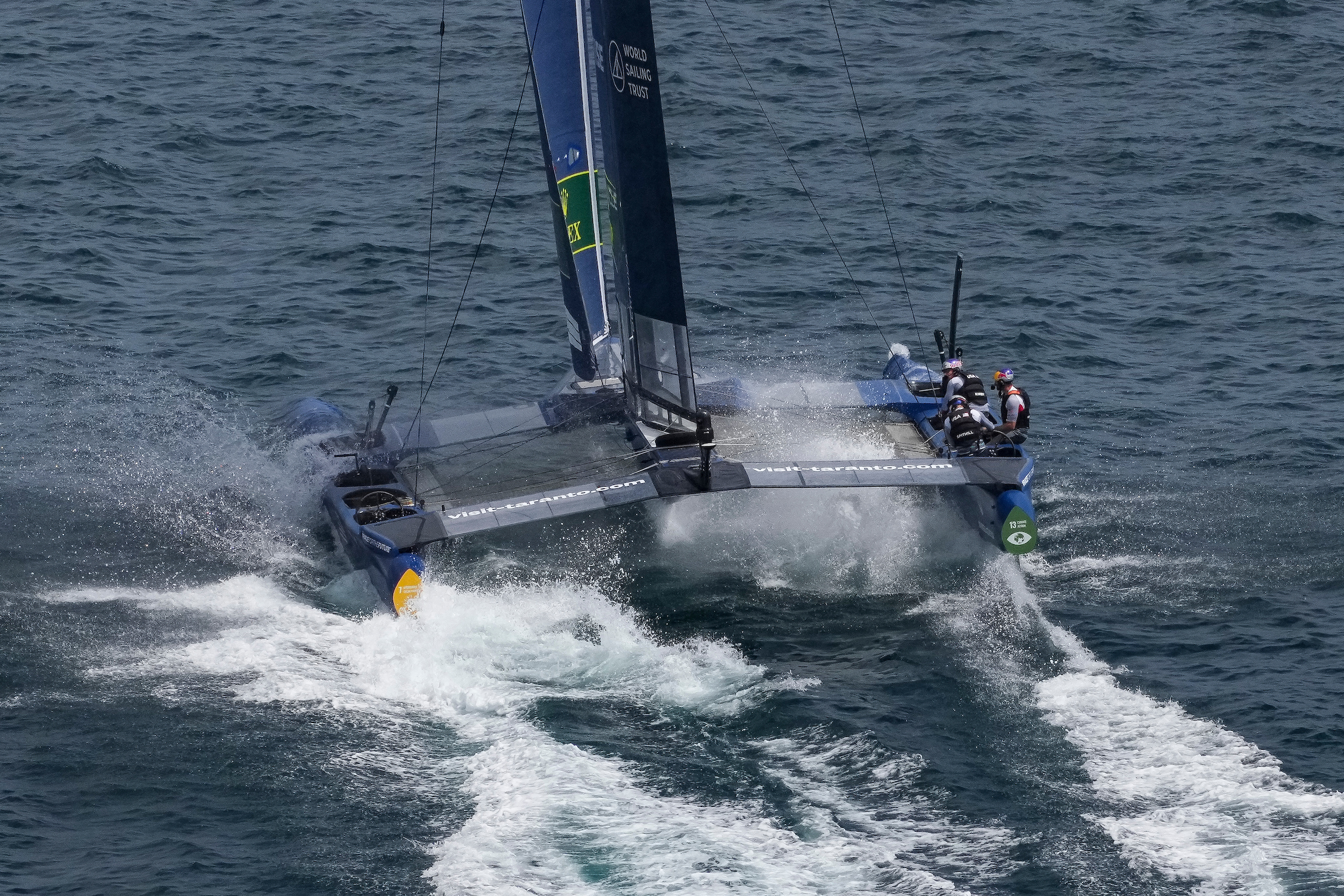 Broken Rudder Forces US Team to With Draw From SailGP Finals