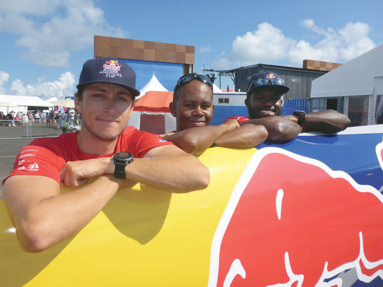 Members of Team BDA. Mackenzie Cooper, Dimitri Stevens, and Mustafa Ingham.