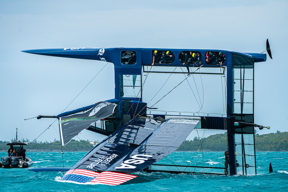 Spectacular SailGP Crash and Capsize in Bermuda