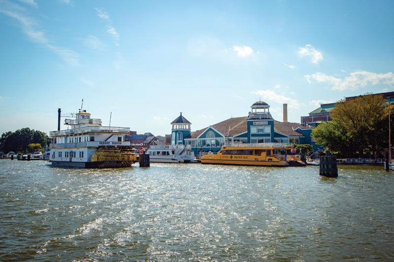 Water taxi in Alexandria, VA