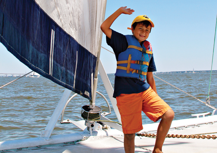 Sailing lifejackets don't have to be uncomfortable. Photo by Cindy Wallach.