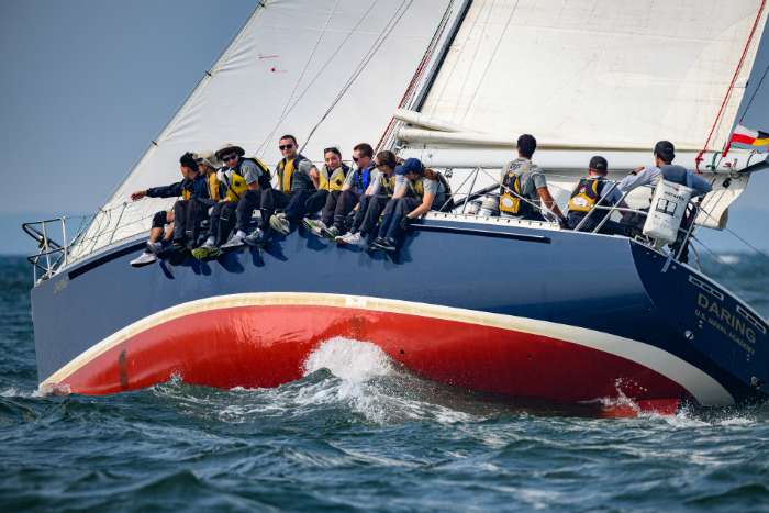 navy team sailing