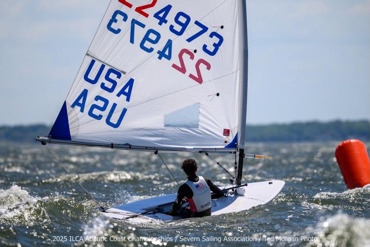 ILCA dinghy racing