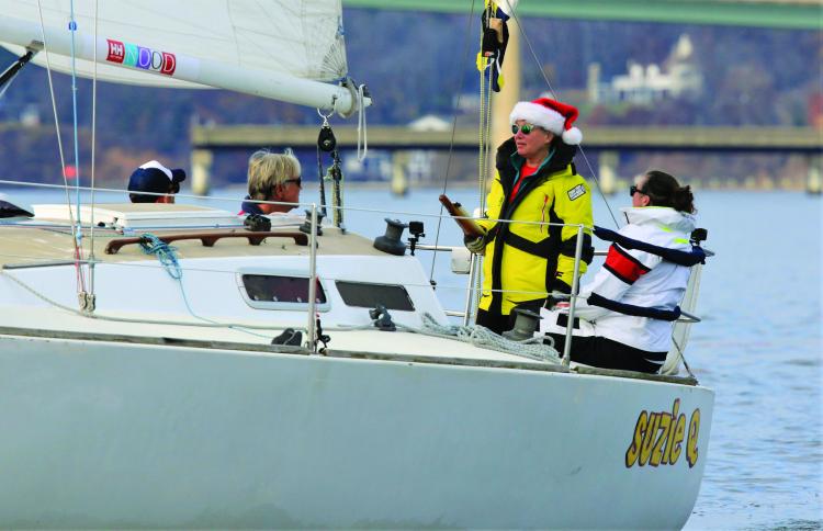 Winter Sailboat Racing chesapeake bay 3