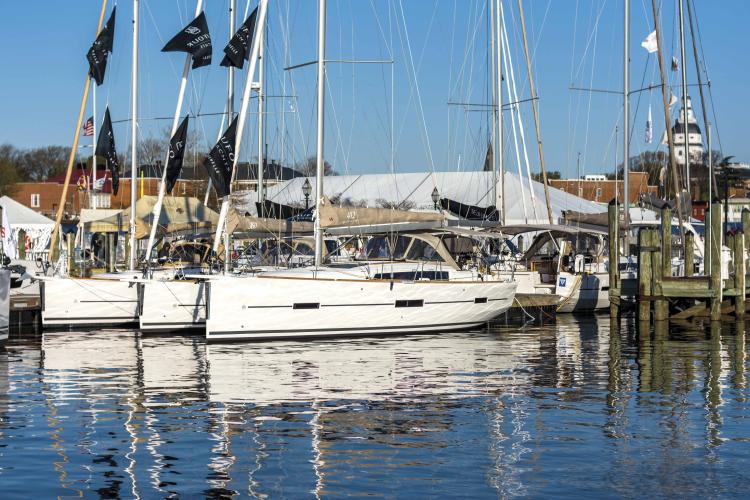 Annapolis Spring Sailboat Show photo by Ben Cushwa