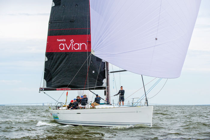 spinnaker sailing