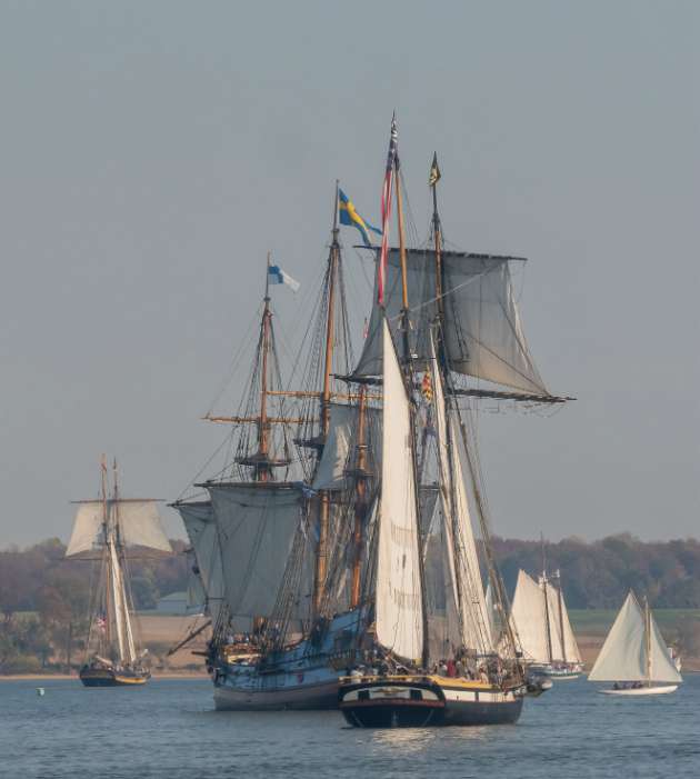 tall ship sailing