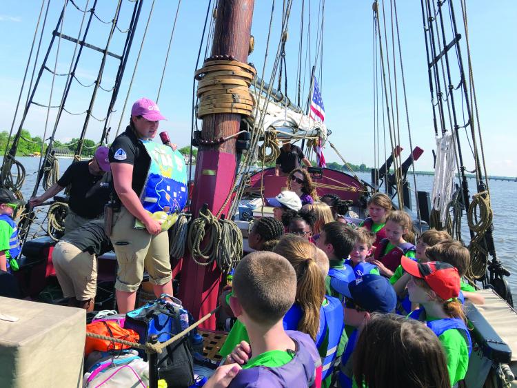 Sultana sails are fun and educational for both children and adults. Photo by Brooke King
