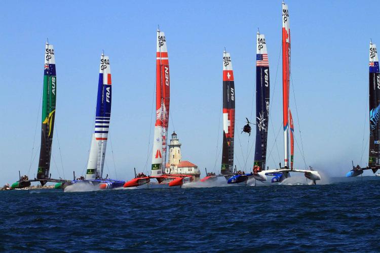 sailgp racing catamarans sailing