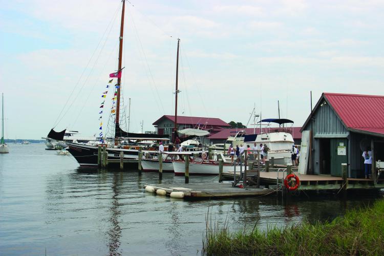 Antique and classic boat festival photo
