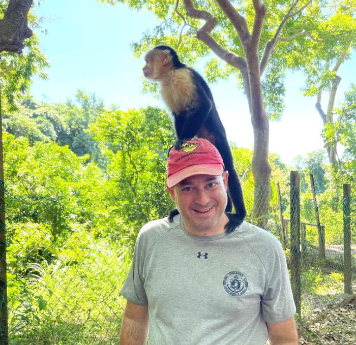 mt gay cap with monkey