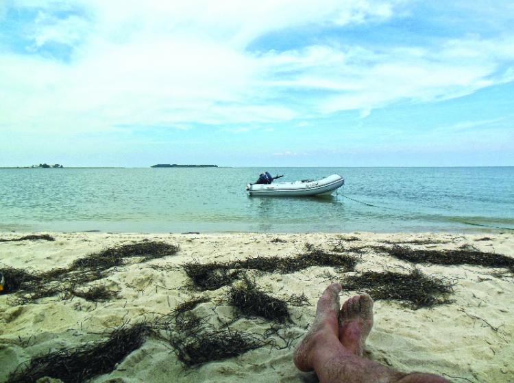 A good dingy is essential for exploring on any sailing trip