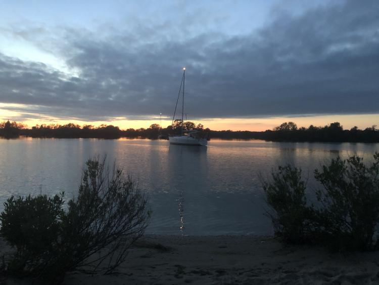 La Trappe Creek Chesapeake bay sailing