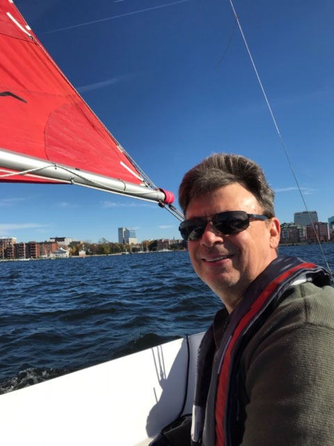 Mark Kahles learned to sail as an adult.