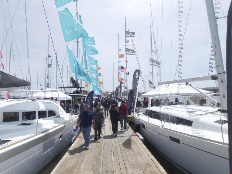 Annapolis Spring Sailboat Show Docks