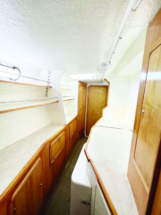 clean boat cabin