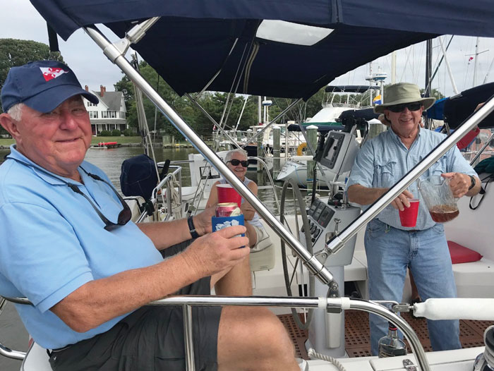 Sailing Club of the Chesapeake commodore and past commodore