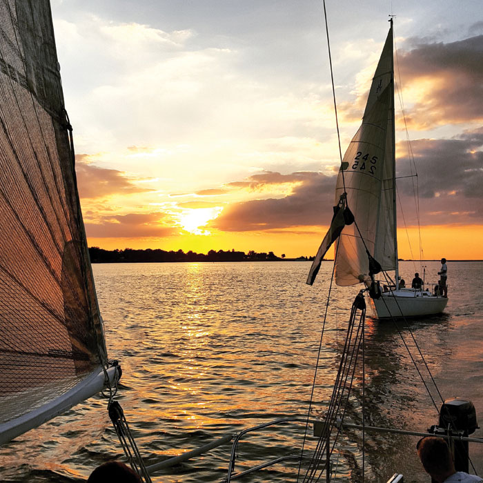 Sailing on the Choptank River