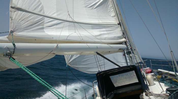 sailing vessel nana under way