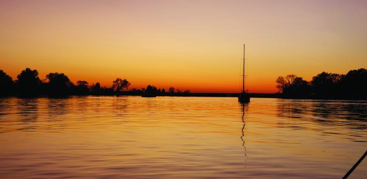 Shaw Bay Wye River Chesapeake sailing