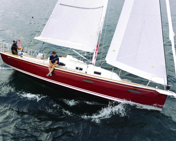 tartan sailboat