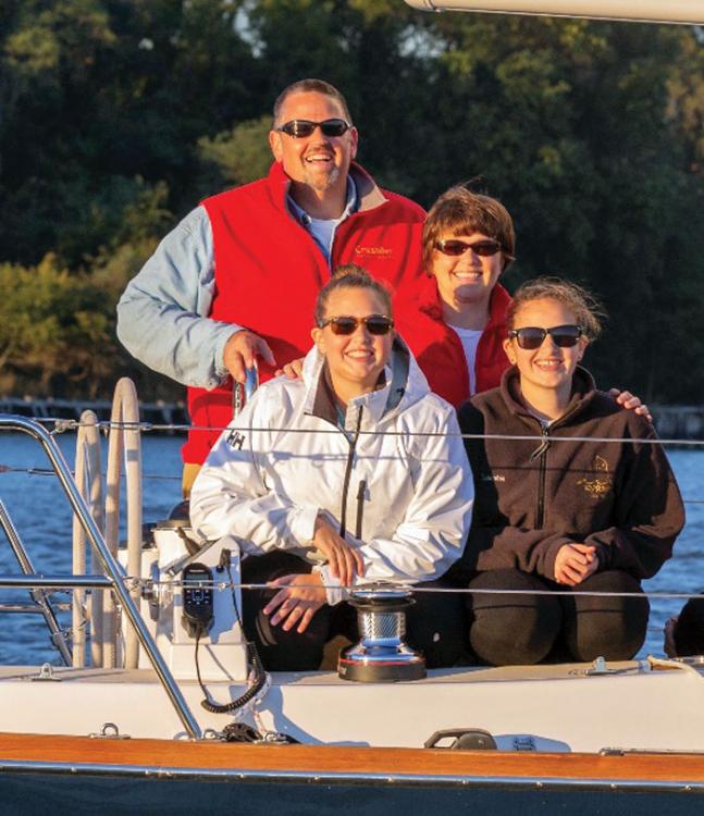 Mike Titgemeyer of the Chesapeake Bay Tartan Sailing Club