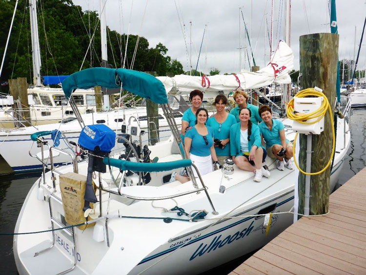 HHSA Women's Regatta team photo by Bev Wright