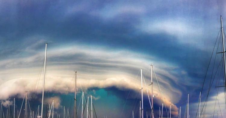 thunderstorm cloud chesapeake bay wallach