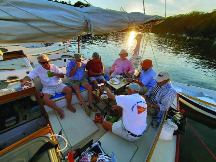 sailors anchored chesapeake