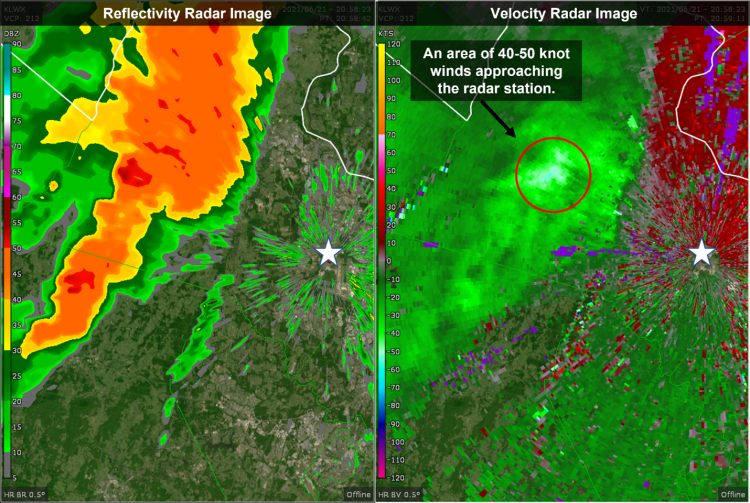 downdraft thunderstorm sailing