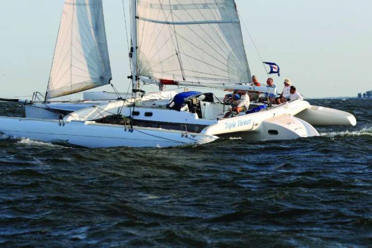 overnight sailboat racing