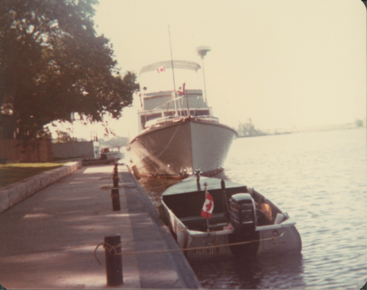 The author's boat during his cruising trip of the Great Loop