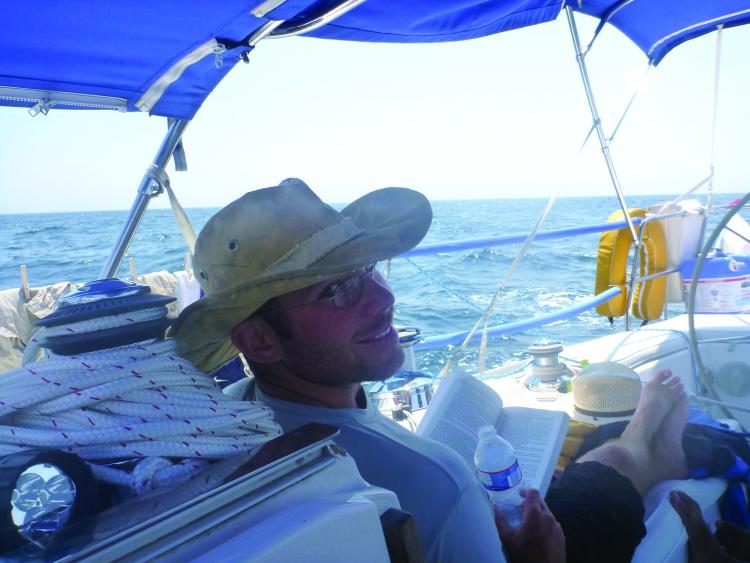 Reading aboard via Caroline Foster