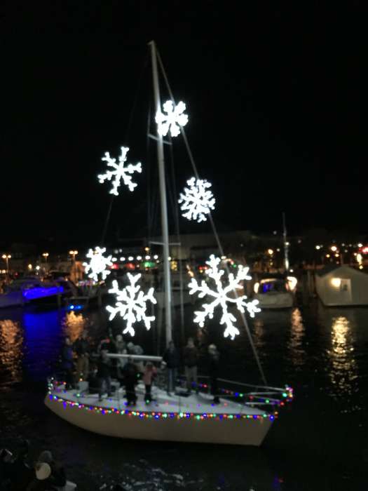 snowflake sailboat