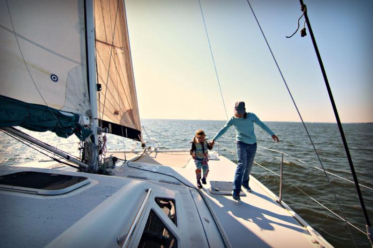 Multihull cruising on the Chesapeake Bay