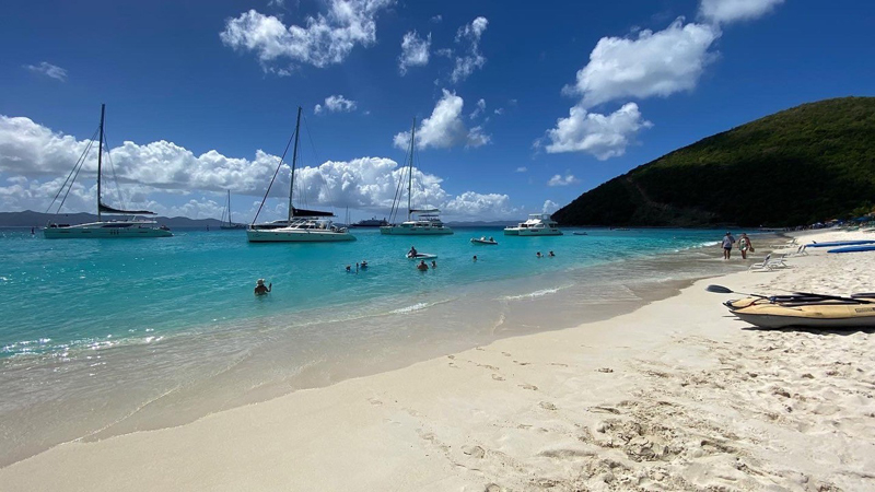 sailing charter to BVI