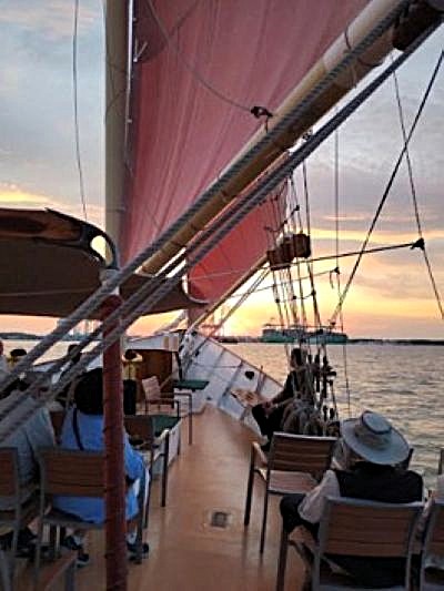 View of the Elizabeth River from onboard American Rover