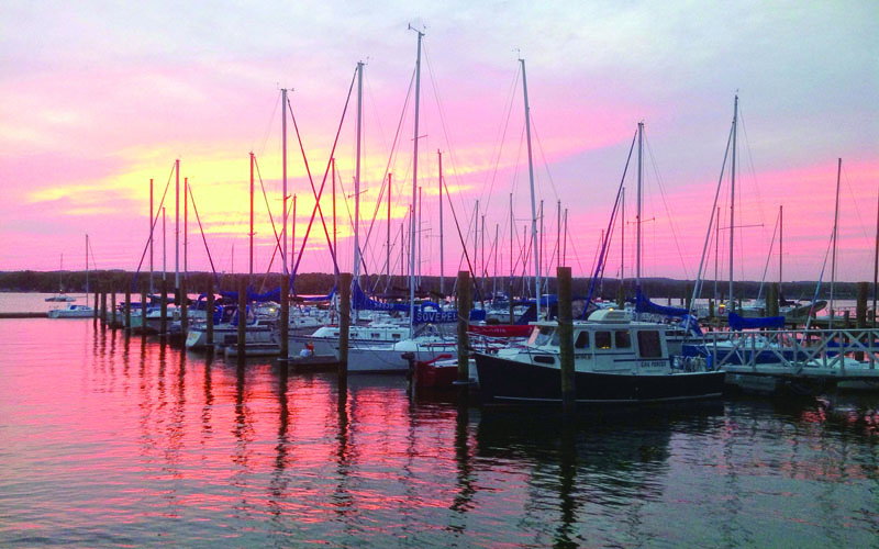 Is your marina well protected in case of a storm?