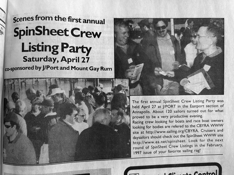 SpinSheet Crew Listing Party 1996 SpinSheet Crew Listing Party 1996