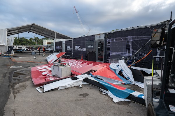 wind damage Canadian team base_sydney