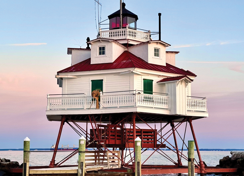 Thomas Point Shoal Lighthouse by David Sites