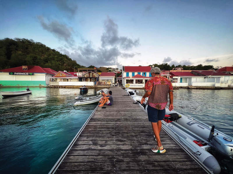 Dinghy dock Les Saintes