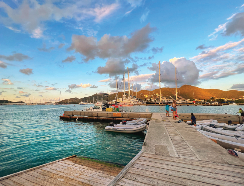 Dinghy Dock Dutch side SXM