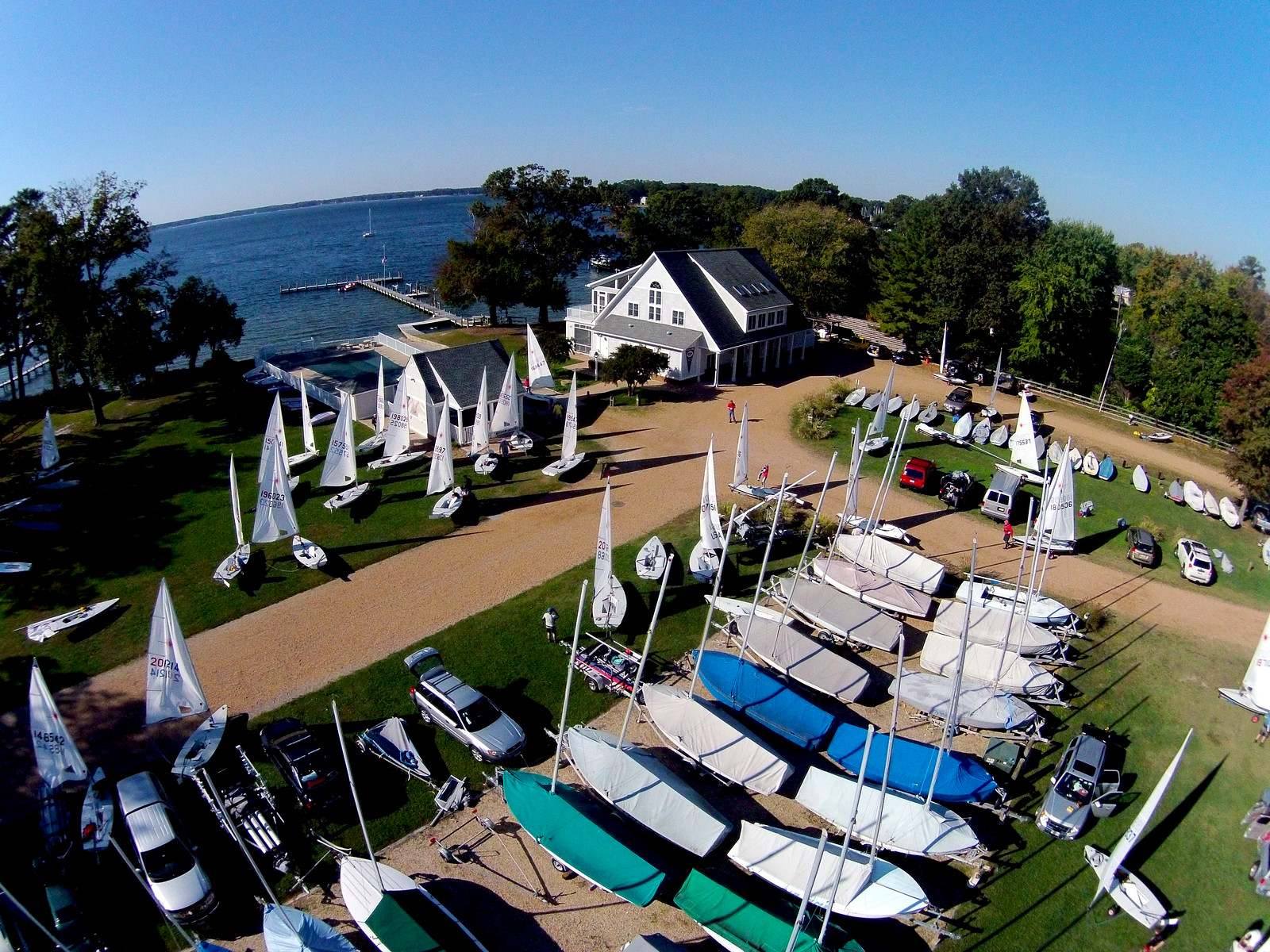 FIshing Bay Yacht Club in Deltaville, VA.