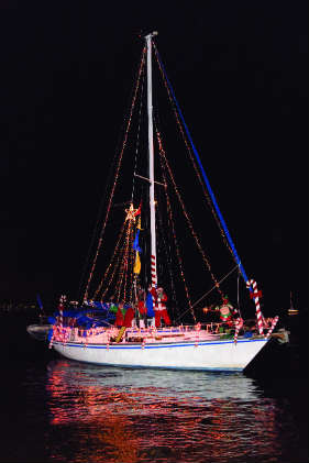 Yorktown, VA, Lighted Boat Parade takes place December 2