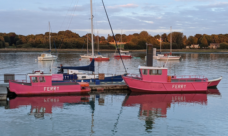 View over Hamble River