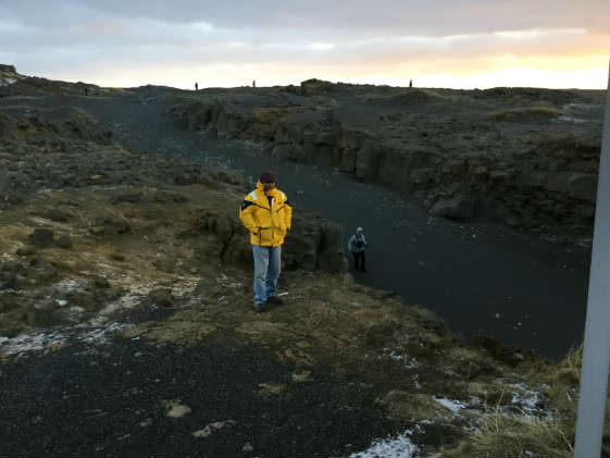 Jerry and Joanne Christofel in Iceland for Blue Friday 2017