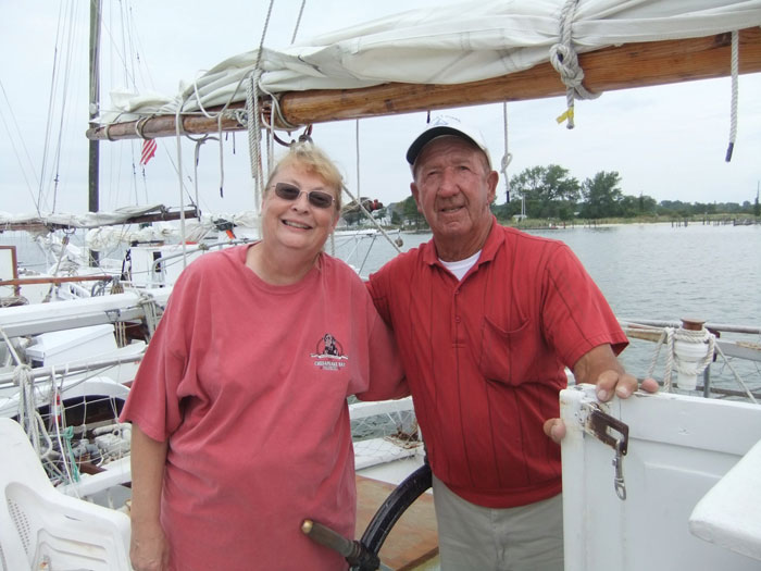 Kitty Sims Ledsome kept her promise to Captain Wade Murphy, Jr. that she would find the skipjack that once belonged to his father. 