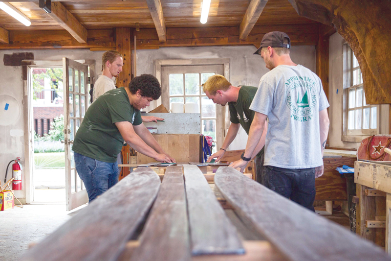 boatbuilding at Alexandria Seaport Foundation