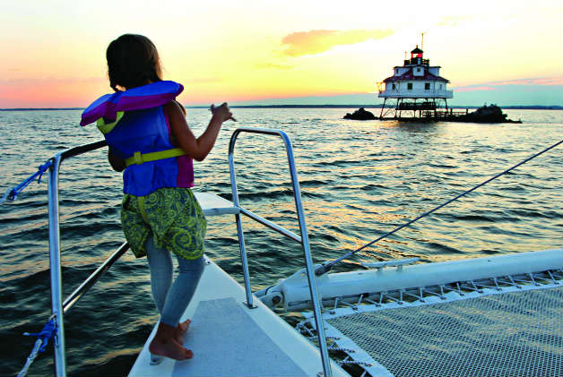 Thomas Point Light. Photo by Cindy Wallach.